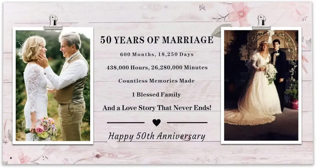 50th Anniversary gift